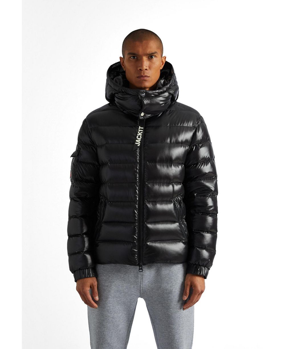 JACK1T Men's Hooded Puffer Jacket