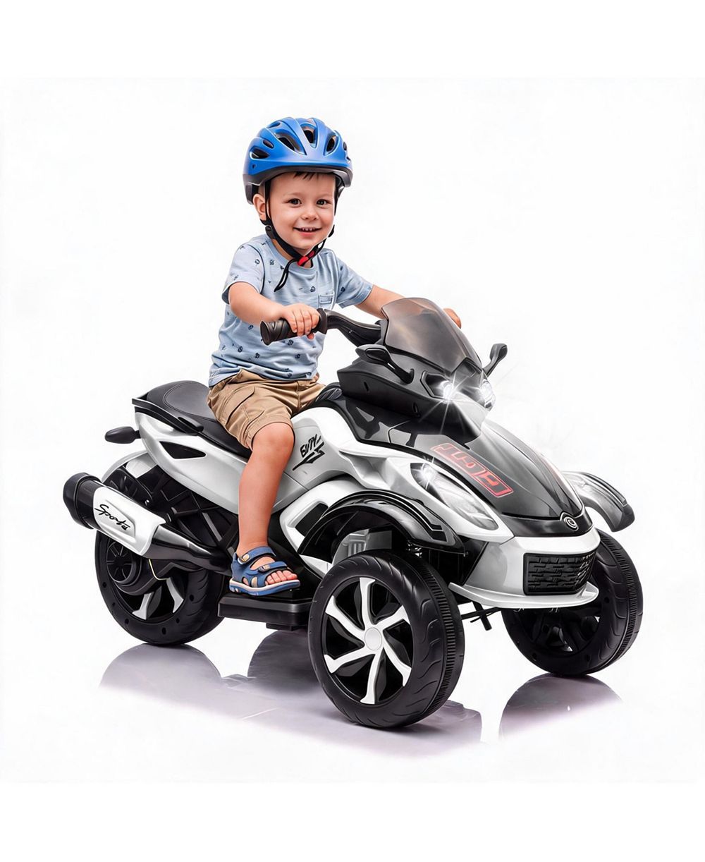 Электромобиль homfan Dual Motor с музыкой и подсветкой для детей 3-6 лет