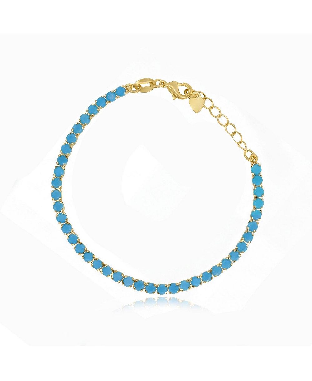 The Lovery Tennis Bracelet 14K Gold-Plated Sterling Silver