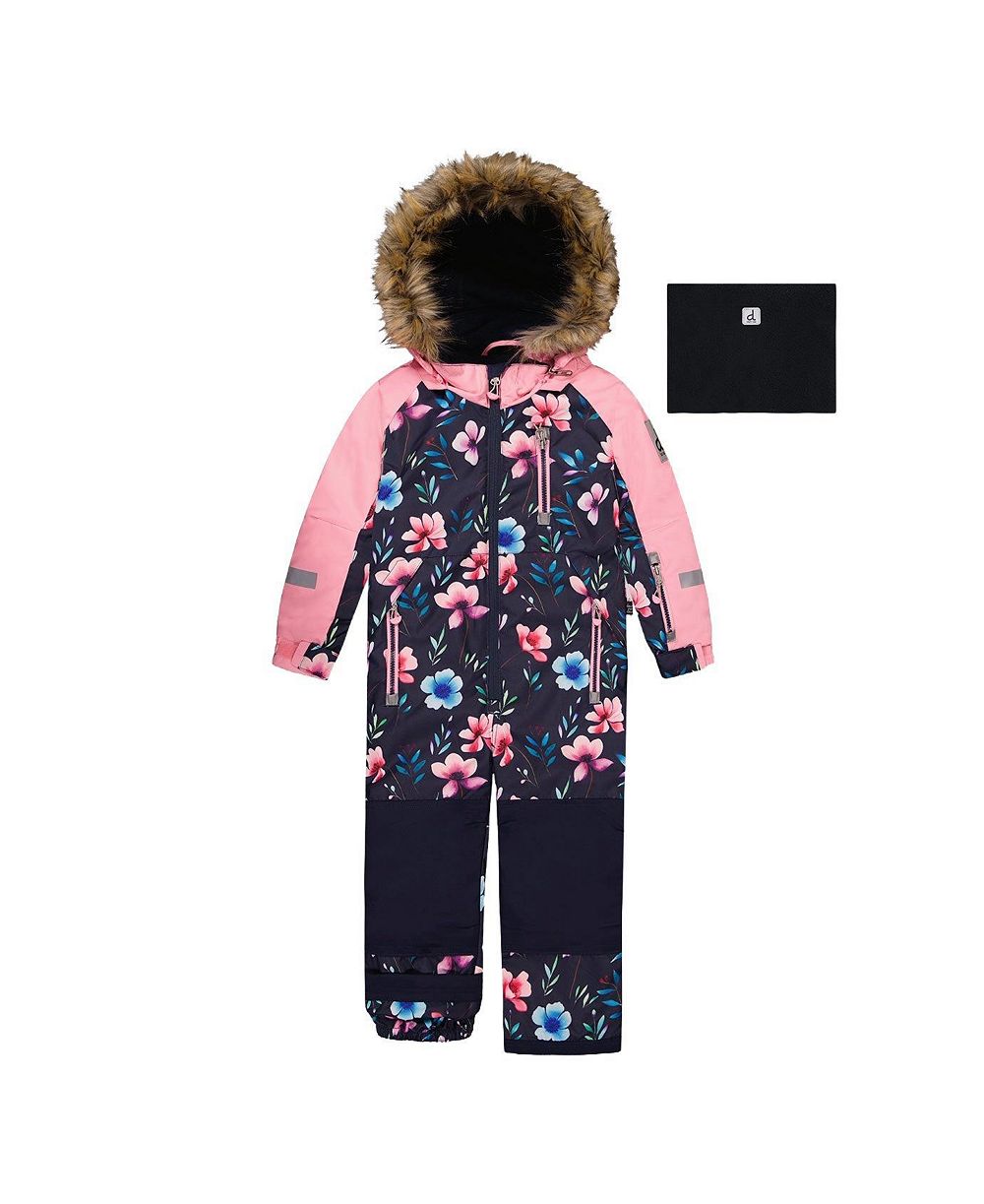 Детский зимний комбинезон Deux par Deux Floral Print