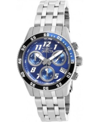 Invicta Men's 19184 Pro Diver Quartz  Chronograph Metallic Blue Dial Watch