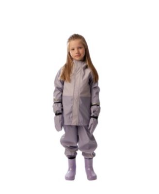 Детская閎閎 Deux par Deux 2T -5T Rain Jacket Mauve