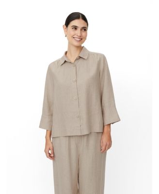 Masai Copenhagen Women's Midakai 3/4-Sleeve Linen Button-Up Shirt