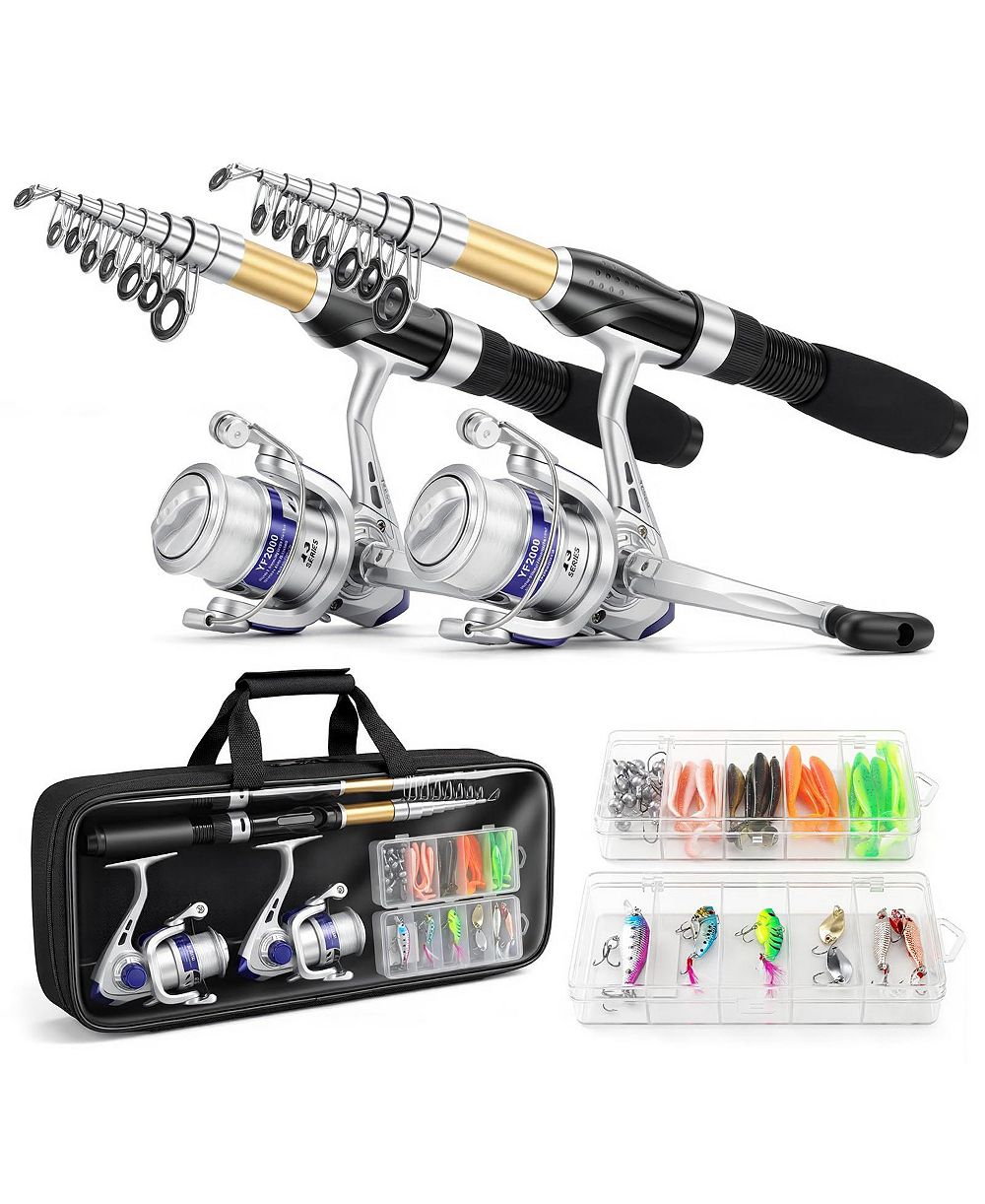 AOFAR Рыболовный комплект удочка и катушка 22.1m/6.89feet Collapsible Travel Kit