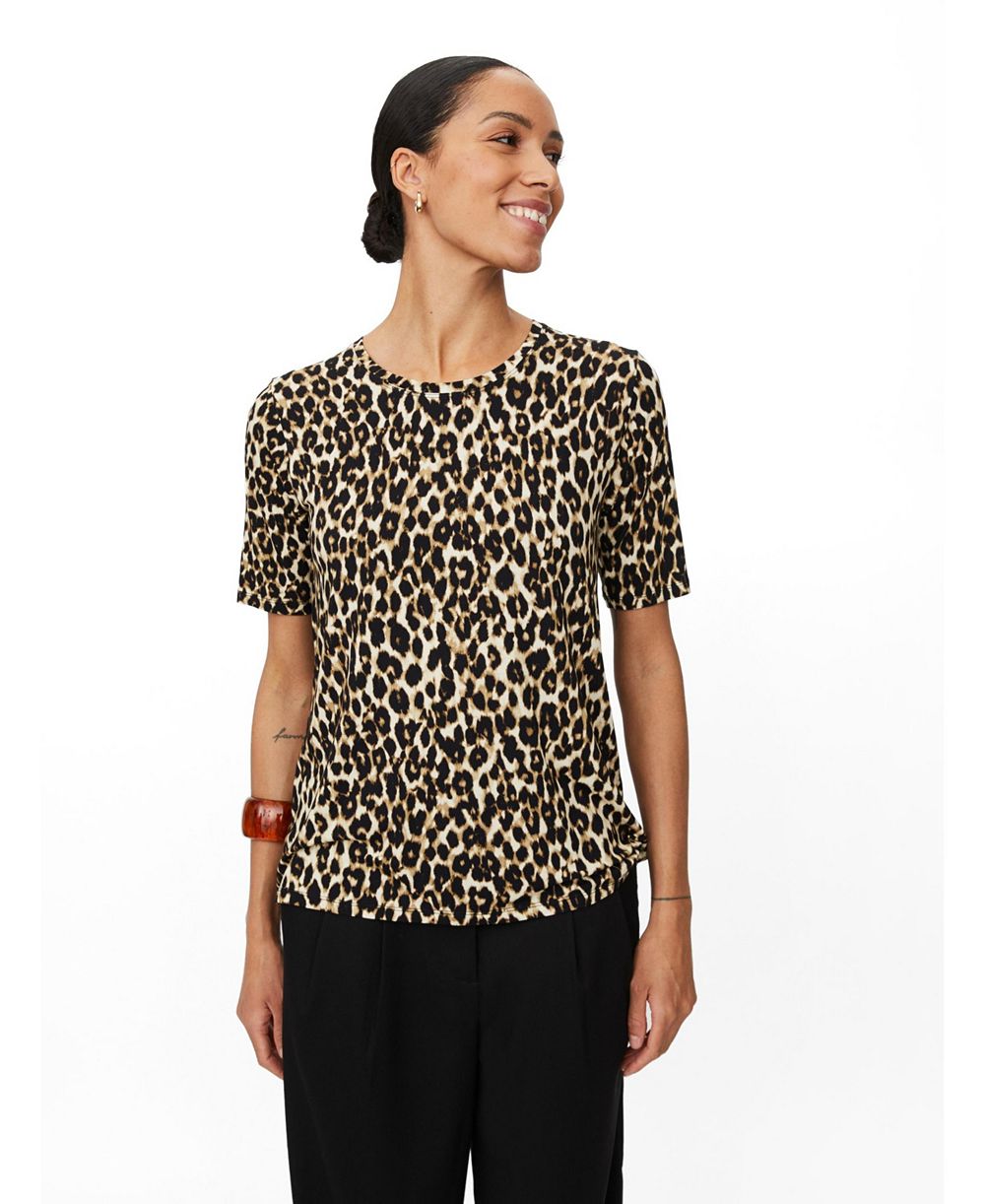 Masai Copenhagen Women's MaButta Leopard Print Retro T-Shirt