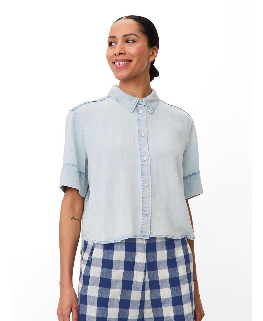 Женская рубашка Masai Copenhagen Mairenova Denim Button-Front