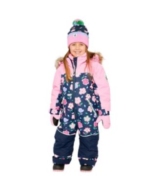 Deux par Deux Little and Big Girl (6-8) Discover Snowsuit One Piece