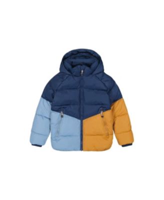Deux par Deux Little and Big Boy Color-Block Winter Jacket Dark Blue