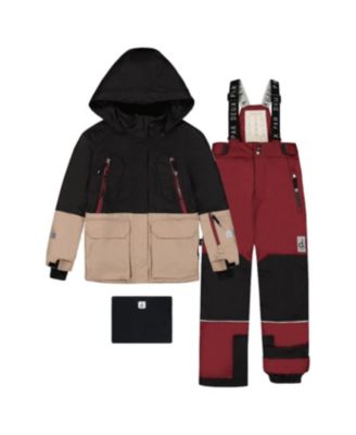 Deux par Deux Kids&baby(4T-5T) Toddler Boy Two Piece Teknik Snowsuit