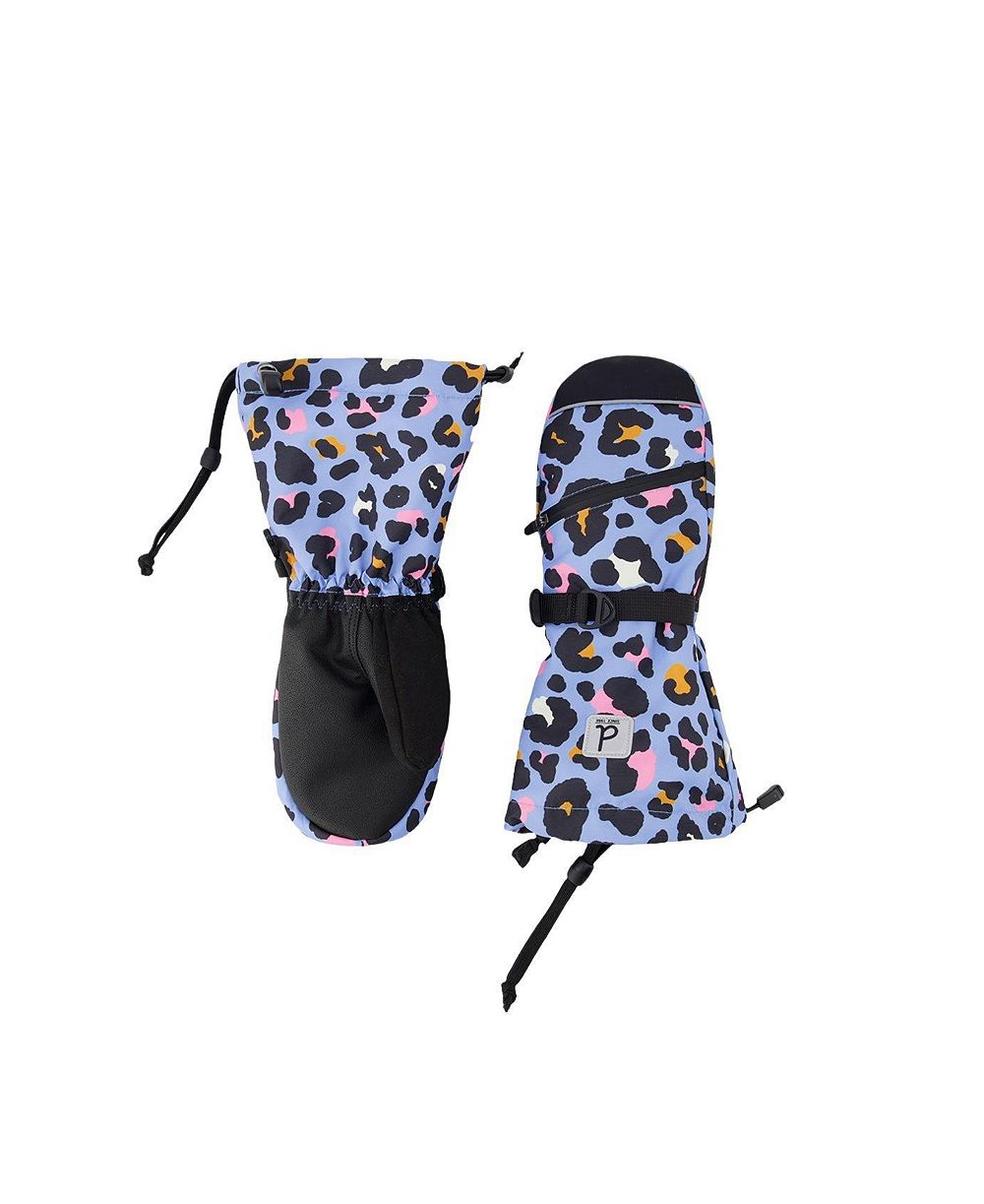 Зимние варежки Deux par Deux Leopard Print для девочек