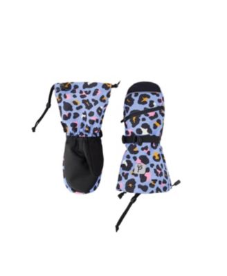 Зимние варежки Deux par Deux Leopard Print для девочек