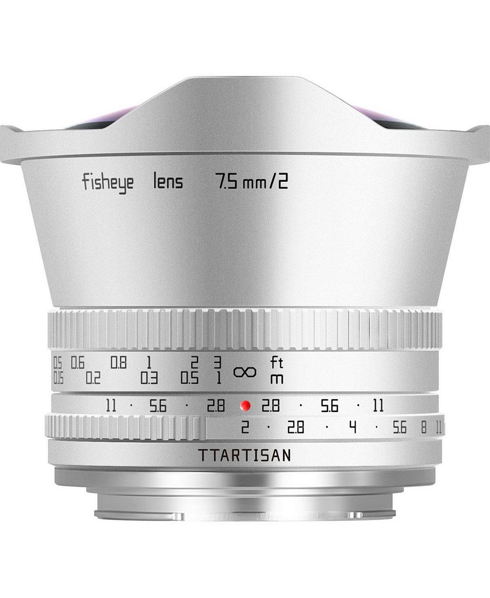 Объектив TTArtisan APS-C 7.5mm F2.0 Ultra-Wide Fisheye для Sony E Mount