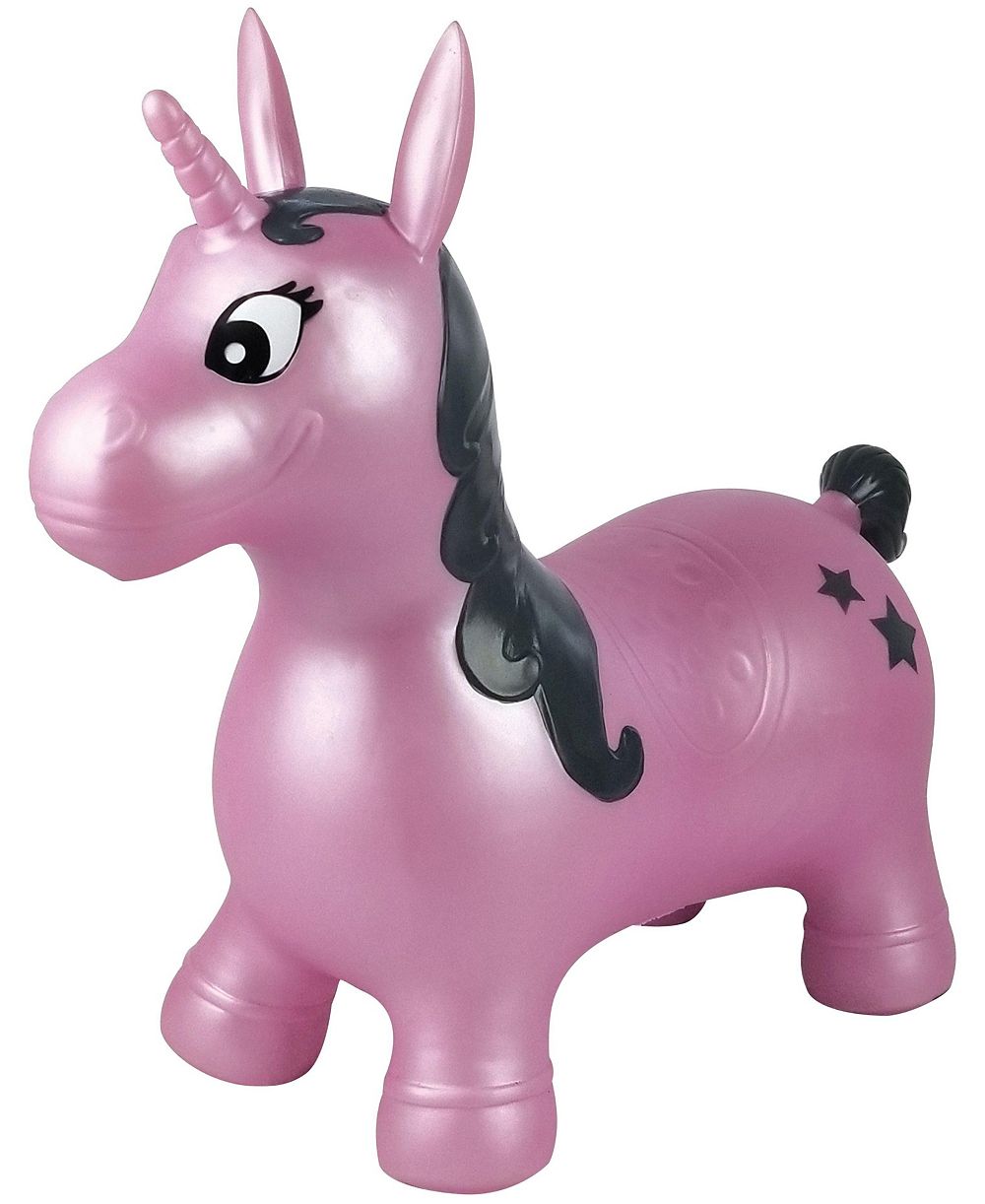 Lexibook Inflatable Jumping Unicorn, Plastic, Develops Balance and Motor Skills, Ages 3+