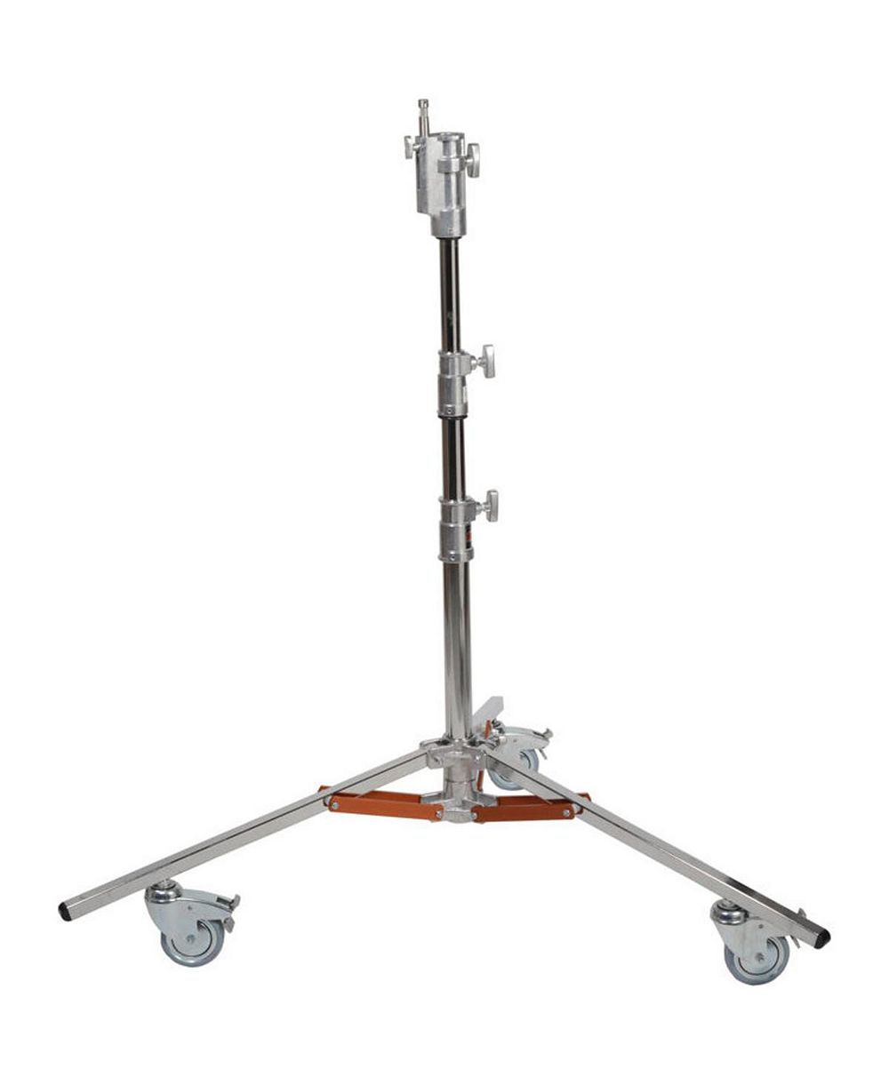 Мини-подставка Matthews 9,5' Junior Double Riser на колесах, хромированная