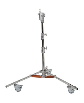Мини-подставка Matthews 9,5' Junior Double Riser на колесах, хромированная