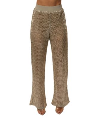 JLUXLABEL Women's High Seas Sequin Pant