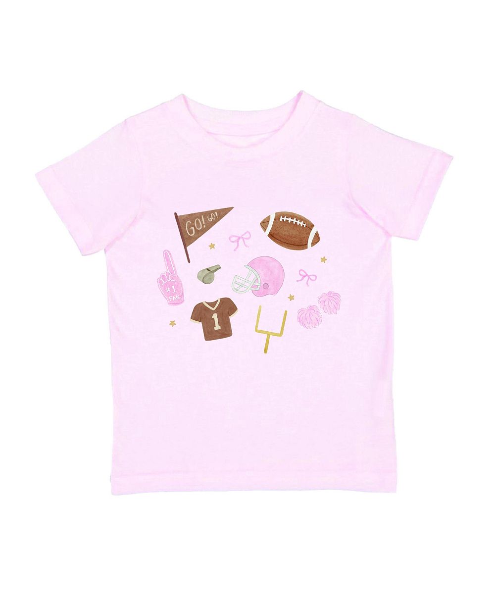 Sweet Wink детский футболк с принтом Game Day Icon для девочек 2T-4T