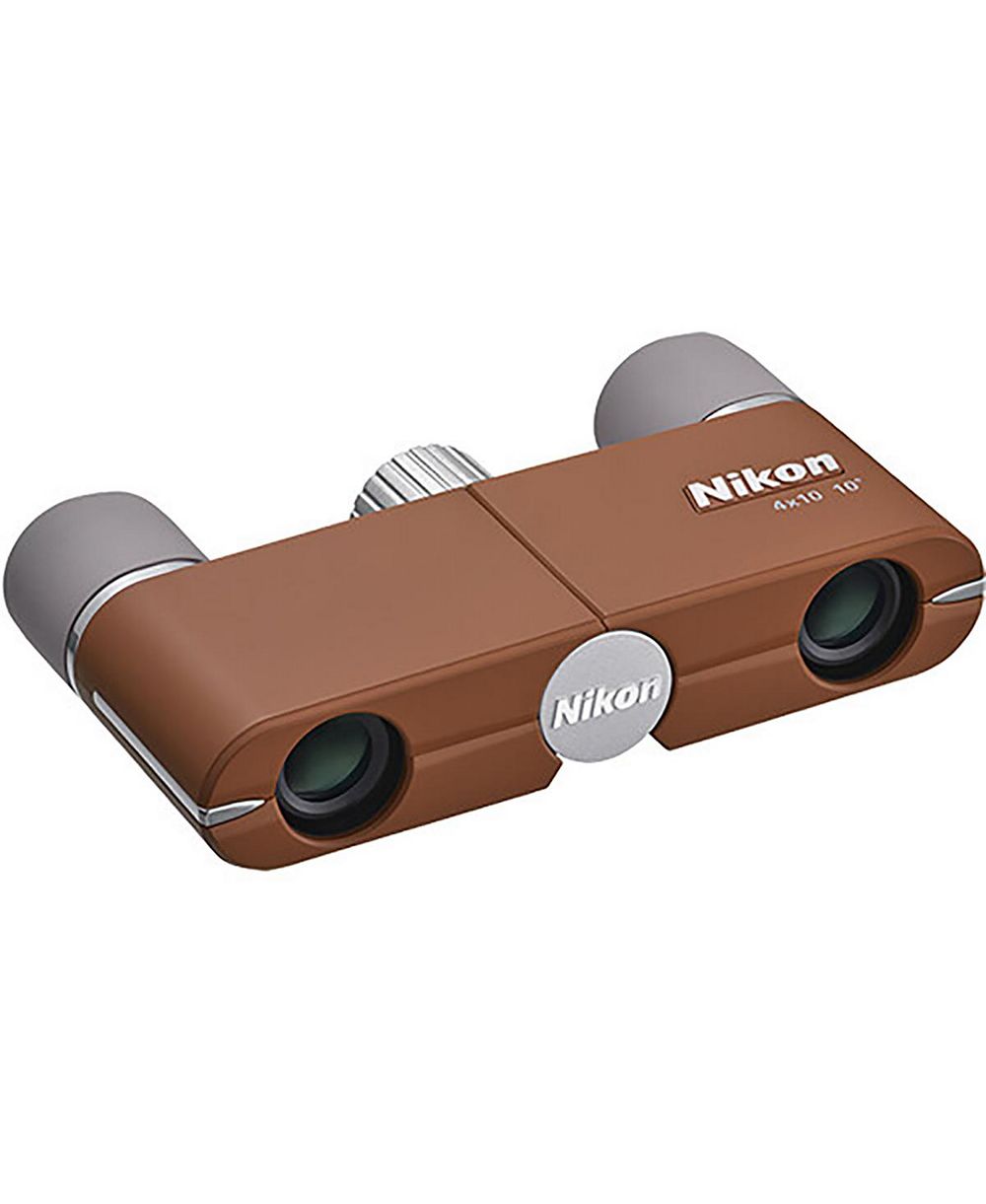Nikon 4x10D CF Roof Prism Pocket Binoculars with 10 Degree Angle of View