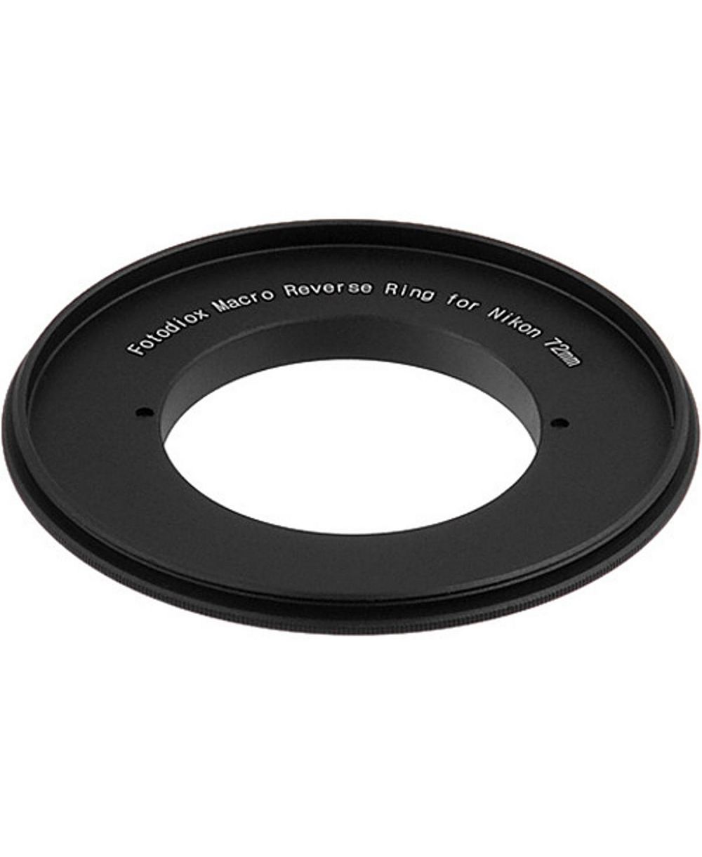 Адаптер-кольцо Fotodiox 72mm Filter Thread Macro Reverse Mount для камер Nikon F Mount SLR