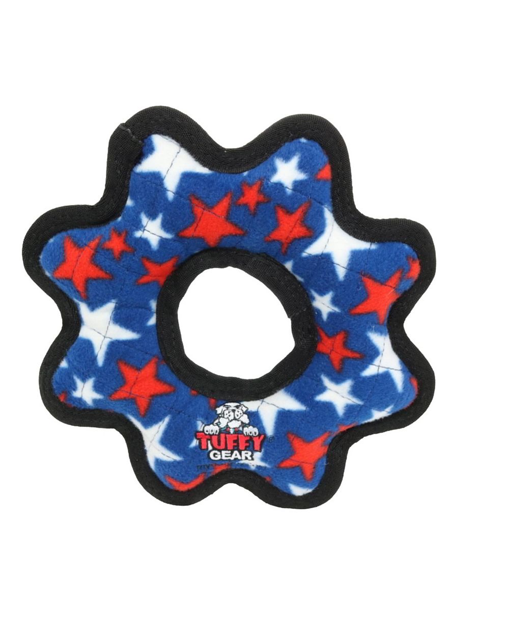 Мягкая пищащая игрушка Tuffy Gear Ring Star для собак, средняя