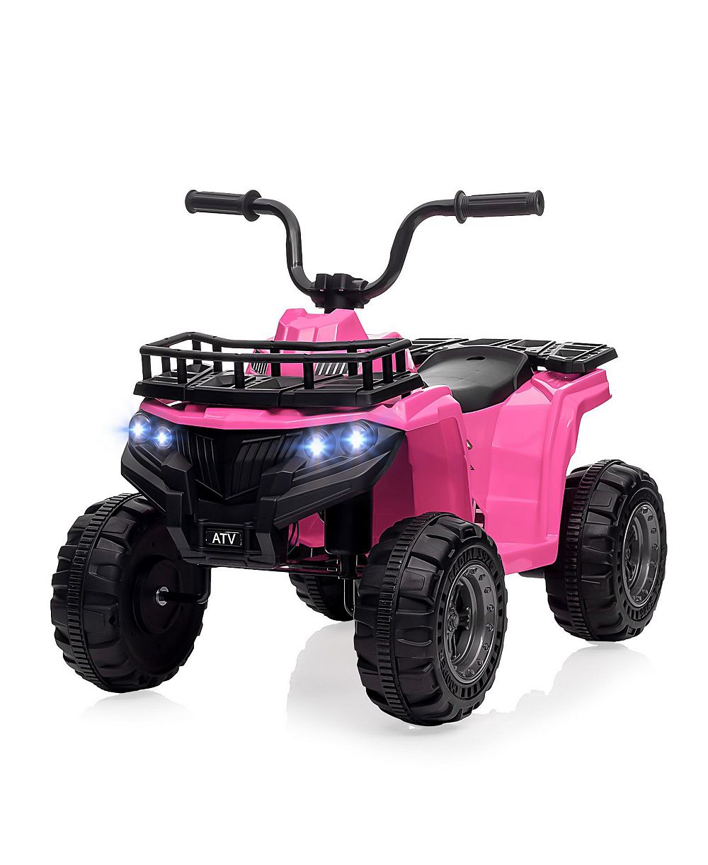 Электромотоцикл homfan 12V ATV Quad - высокая и низкая скорость, шины с протектором, резиновые ручки, LED Lights - отличный подарок на улице
