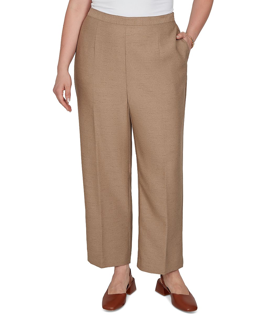 Брюки Alfred Dunner Plus Size Union Square с эластичным поясом
