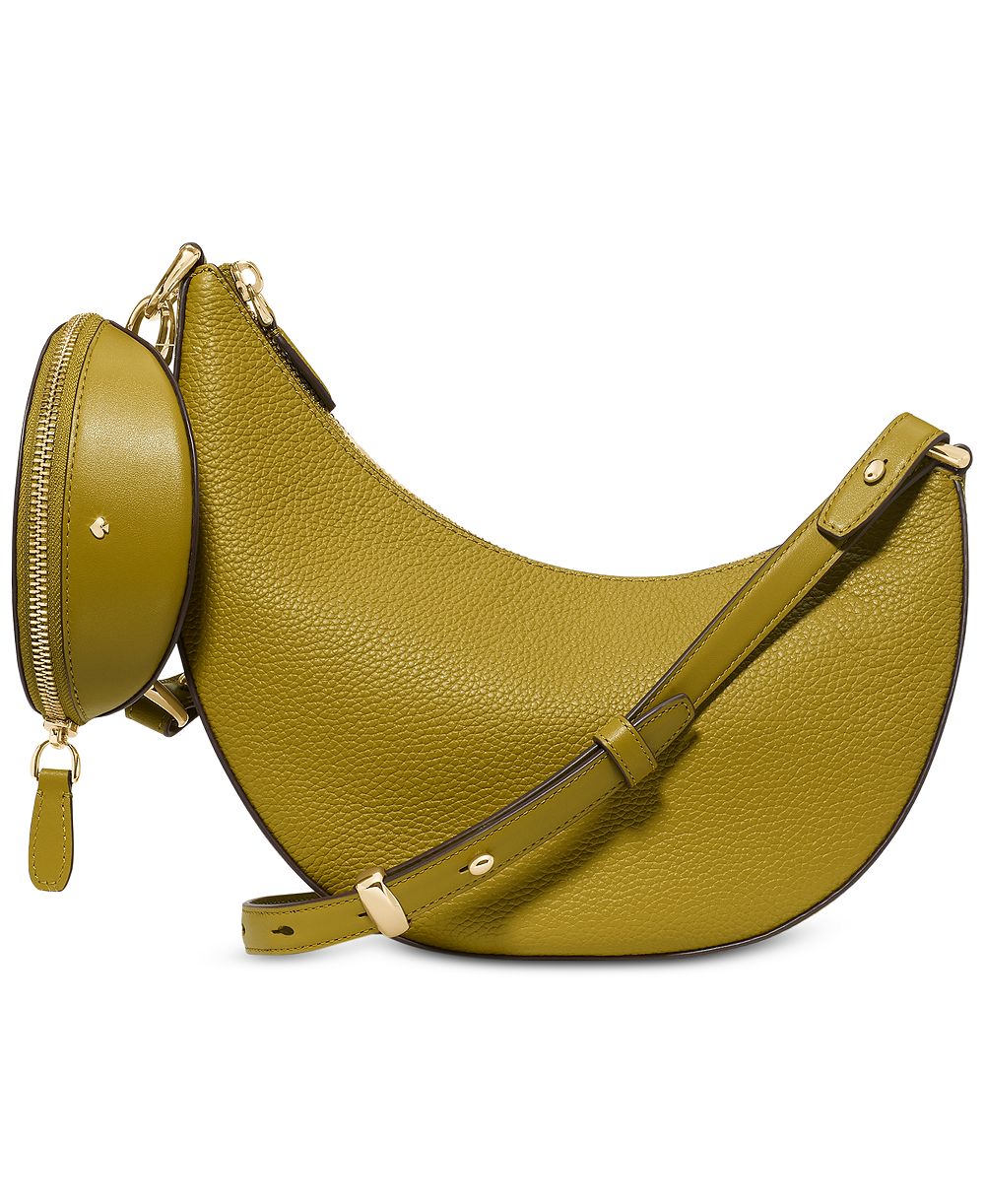 kate spade new york Маленькая кросс-боди сумка из зернистой кожи Duo