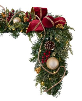 Royal Heirloom Wreath|28"|LEDC|BO