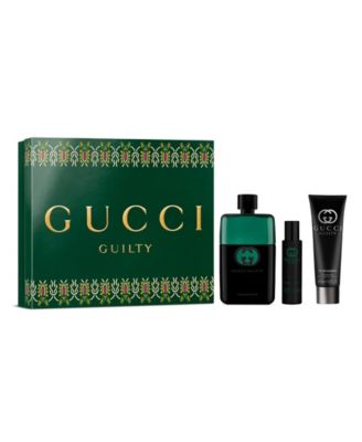 Gucci Men's 3-Piece Guilty Pour Homme Essence Eau de Toilette Spray Gift Set