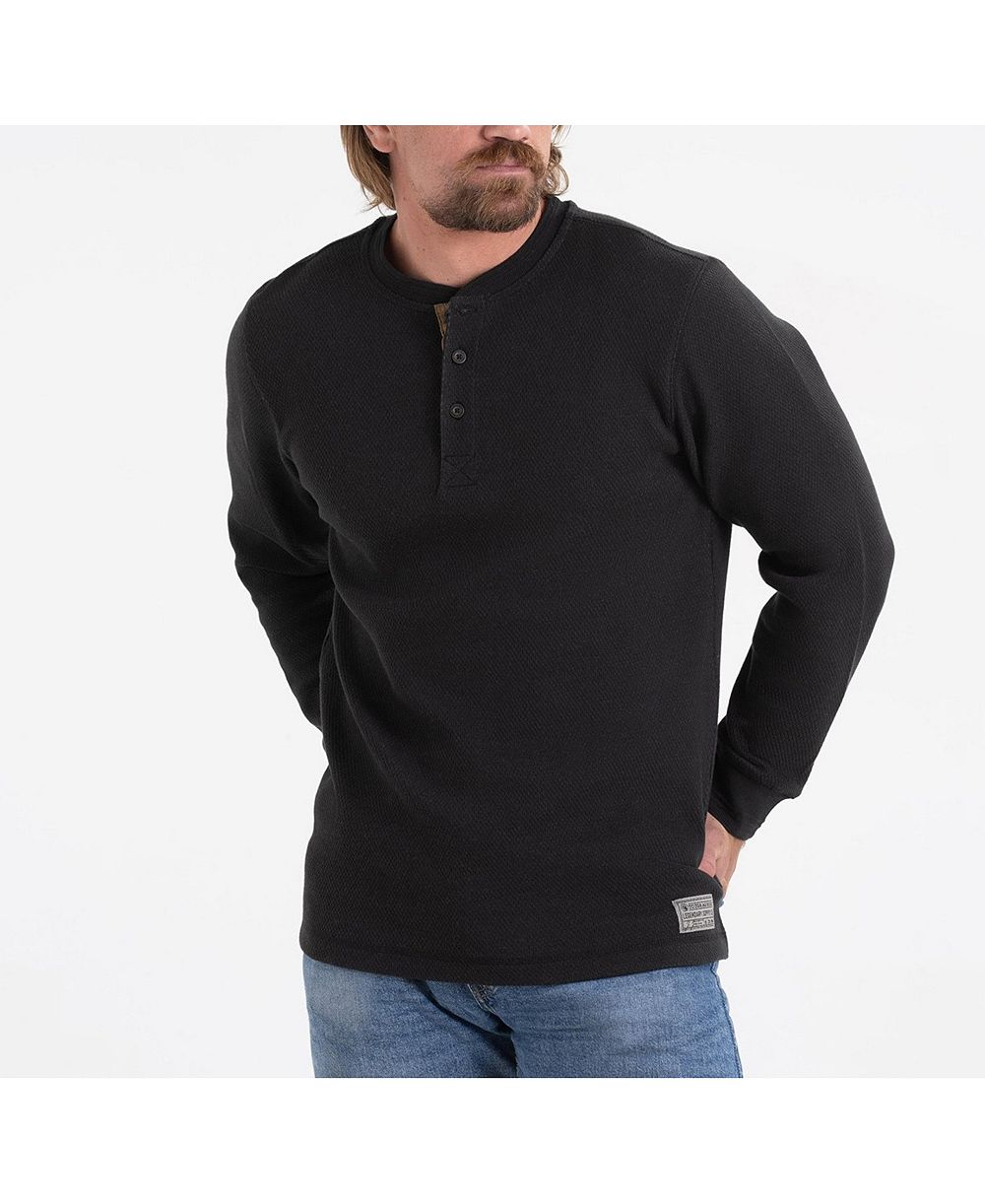 Мужская двухслойная термо рубашка Henley с длинным рукавом Legendary Whitetails