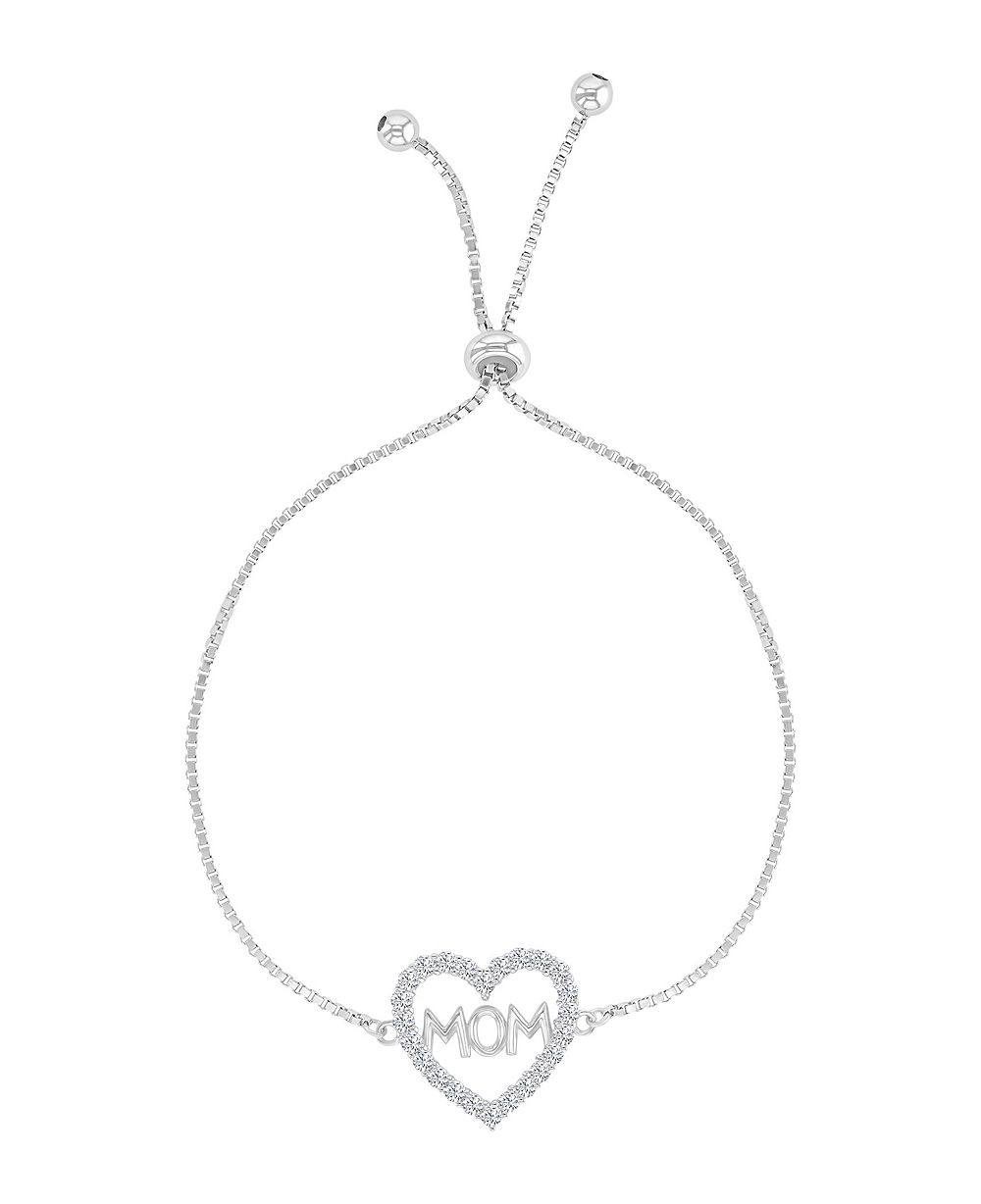 Браслет Macy's с сердечком и модной подвеской, позолота 14k