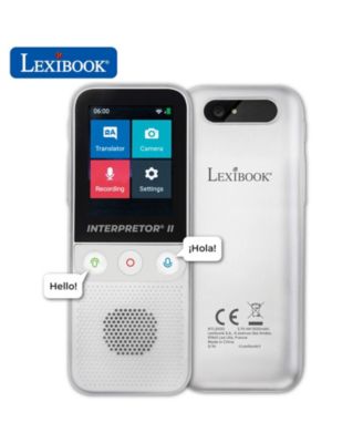 Портативный голосовой переводчик LEXIBOOK Interpretor 2, 137 языков, с Wi-Fi и офлайн режимом, NTL3000