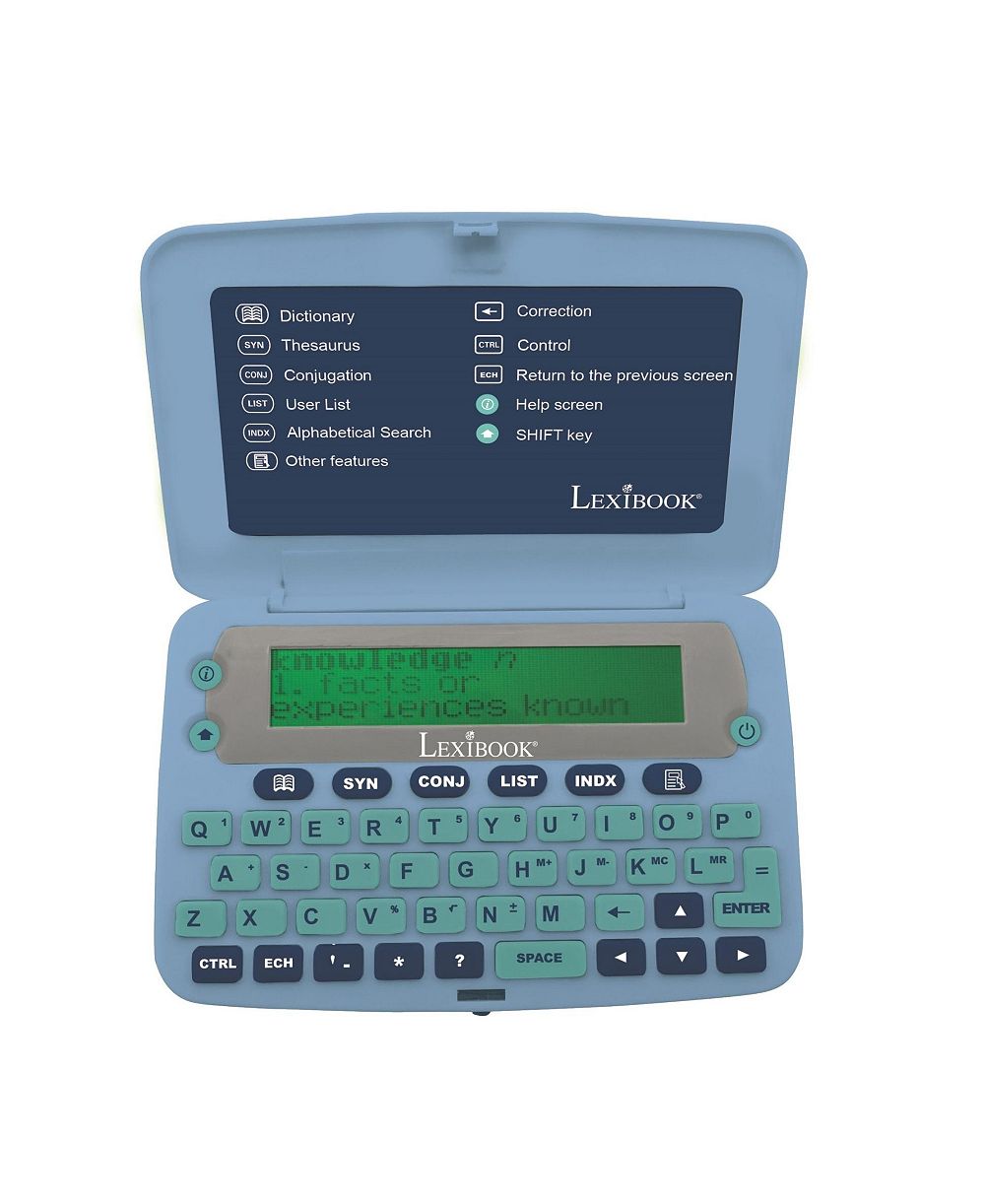 LEXIBOOK The English Dictionary, definitions, Thesaurus, Grammar, Phonetic Spellchecker, with battery, D650EN