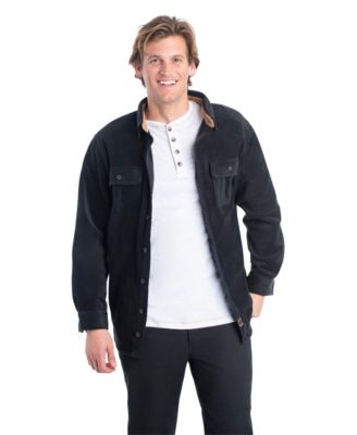 Legendary Whitetails Men's Heavyweight Navigator Fleece Long Sleeve Button Up Shirt