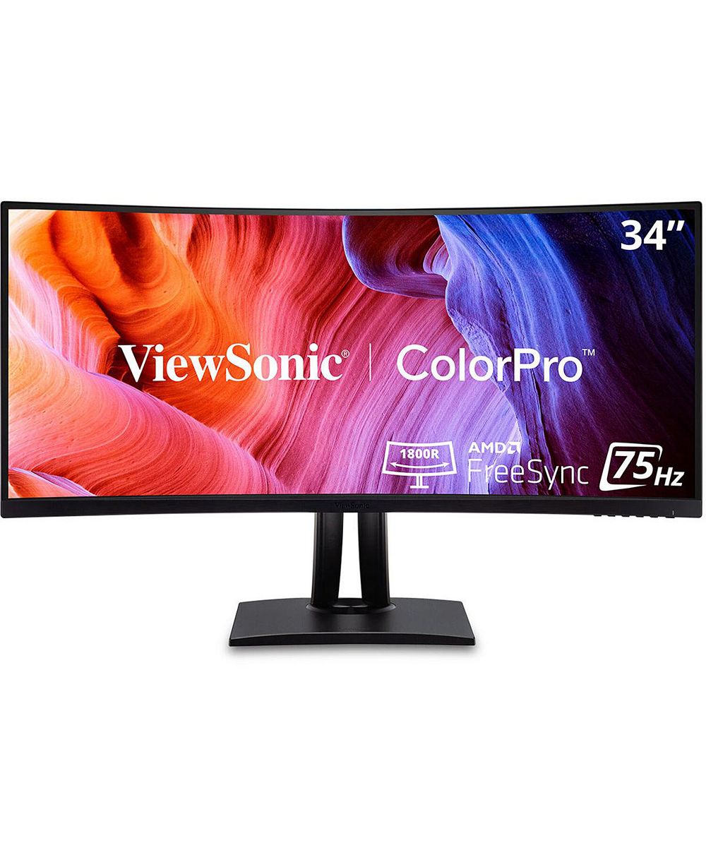 Монитор ViewSonic ColorPro VP3456a 21:9 UltraWide Quad HD Curved USB-C VA LED