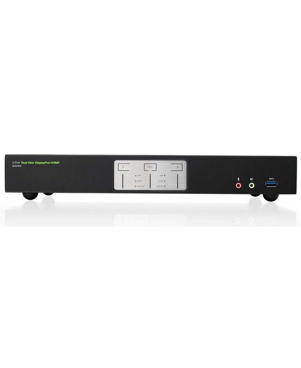 IOGEAR 2-Port 4K Dual-Link DisplayPort KVMP Switch с USB 3.0 Hub и audio (TAA)