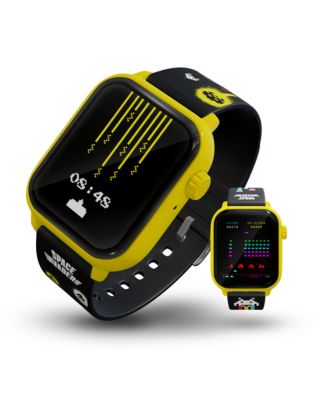 Умные часы My Play Watch SPACE INVADERS My Play Watch Retro Gaming Yellow Bezel