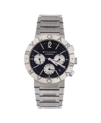 Pre-Owned Bvlgari  Chronograph Automatic Watch in Stainless Steel 38mm