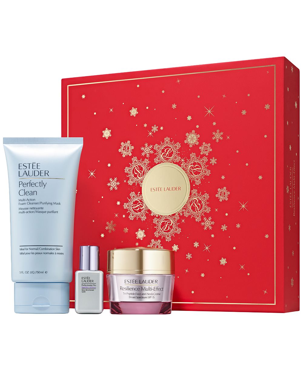 Подарочный набор средств по уходу за кожей Estée Lauder Resilience MultiEffect, 3 предмета