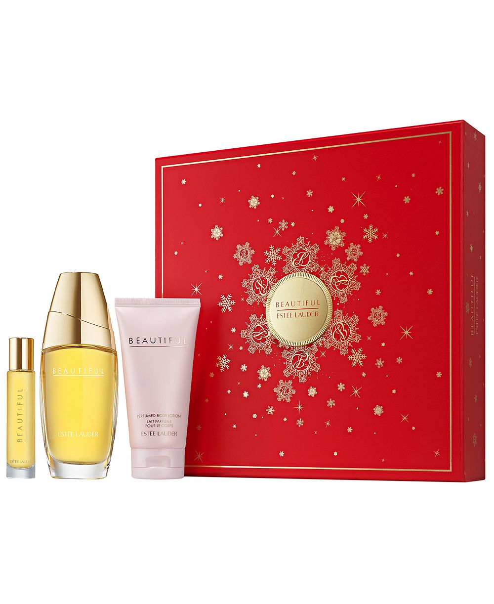 Estée Lauder Подарочный набор из 3 предметов: парфюмированный спрей Beautiful Favorites + лосьон для тела