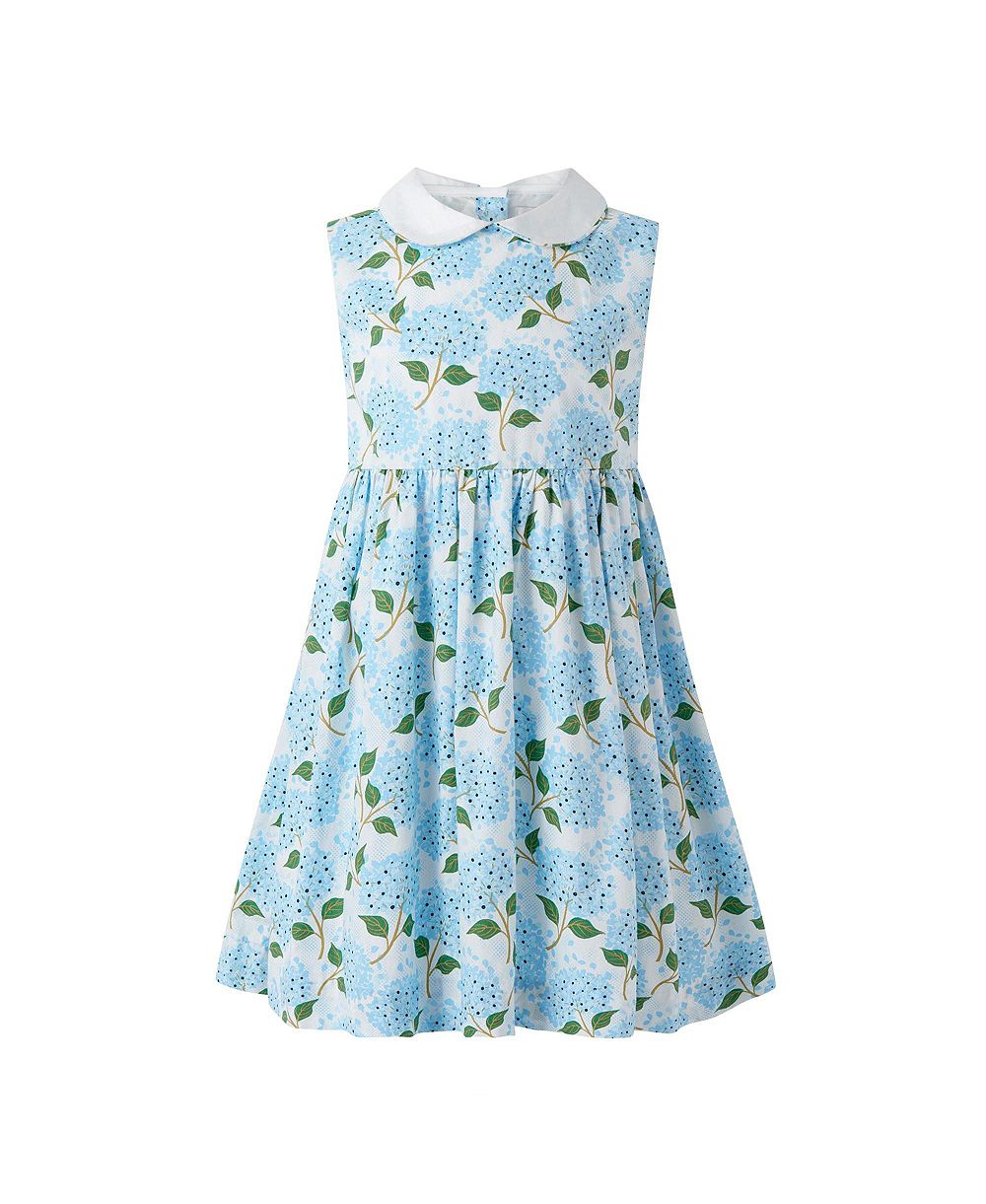 Детское платье Rachel Riley Hydrangea Peter Pan Collar