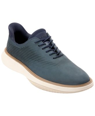 Cole Haan Men's Grand Phaze Laser Quick-On Lace-Up Oxford Shoes