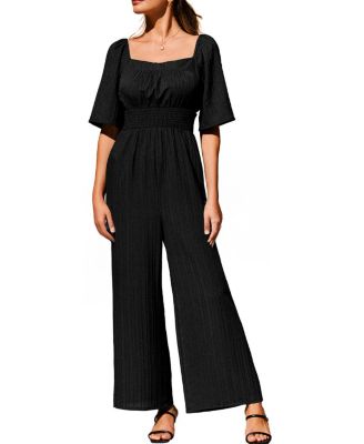 Cupshe Женский комбинезон Wide Leg с деталями Smocked
