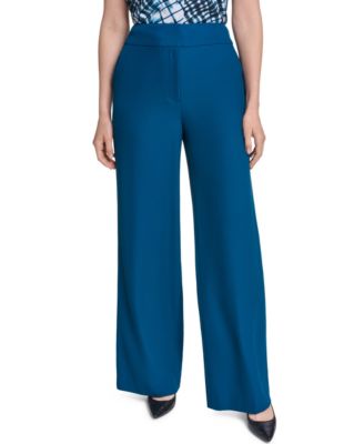 Calvin Klein женские брюки с высокой посадкой и широкими штанинами whitley