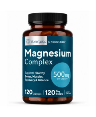 Капсулы Sunergetic Magnesium Citrate и Oxide 500mg