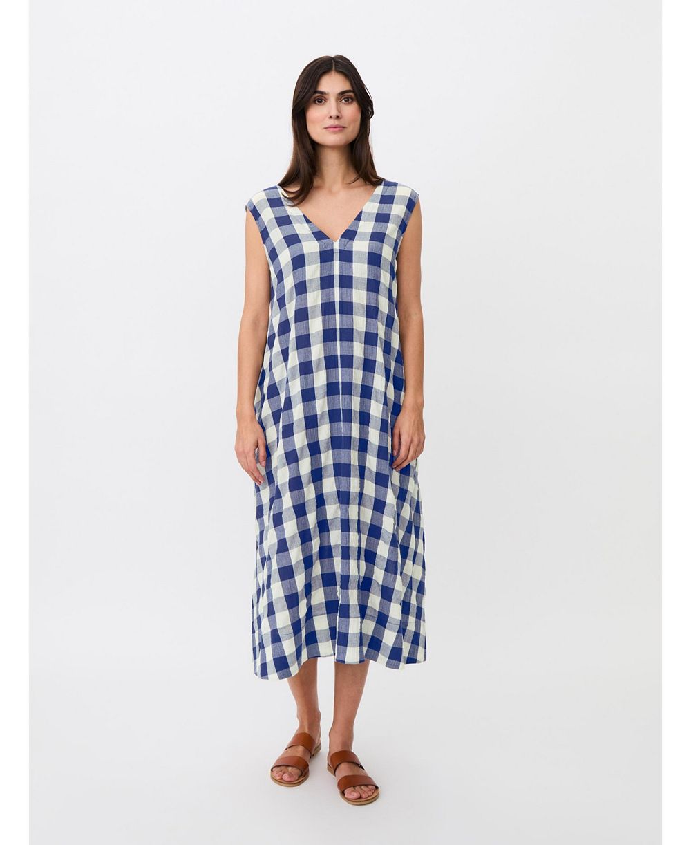 Женское платье миди Masai Copenhagen Maordella V-Neck Checked