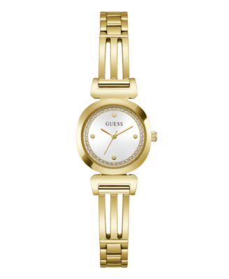 GUESS Women's Quartz Gold-Tone Stainless Steel Watch 24mm