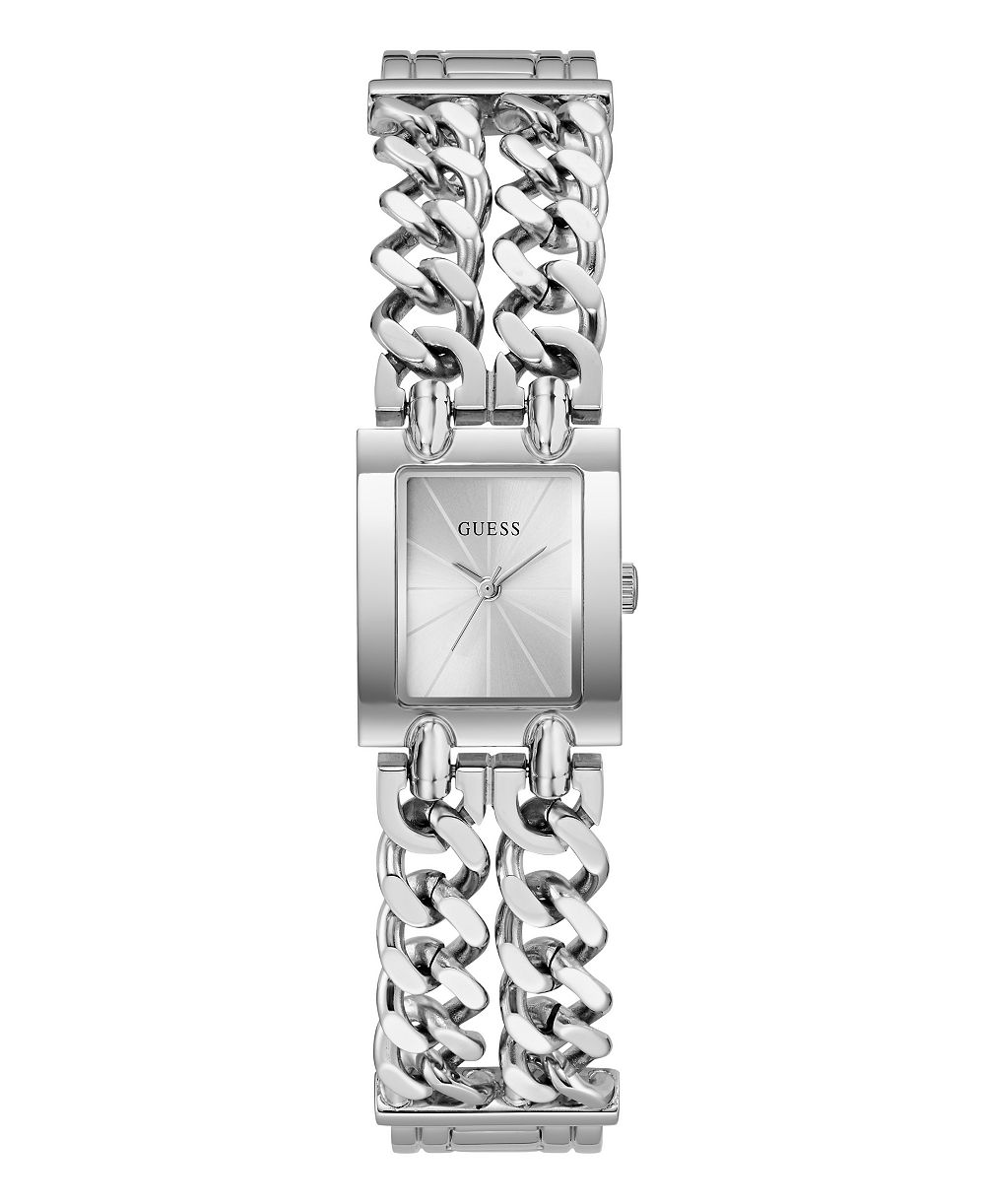 Женские часы GUESS Quartz Silver-Tone Stainless Steel 20mm
