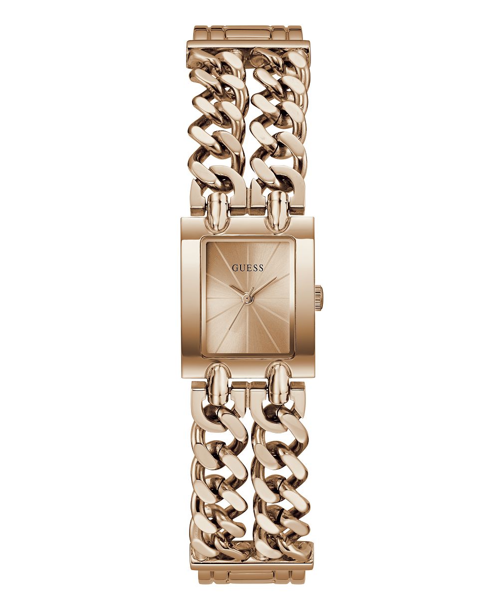Женские часы GUESS Quartz Rose Gold-Tone Stainless Steel 20mm