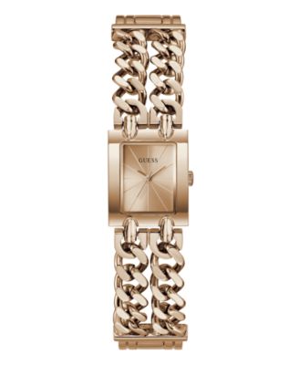 Женские часы GUESS Quartz Rose Gold-Tone Stainless Steel 20mm